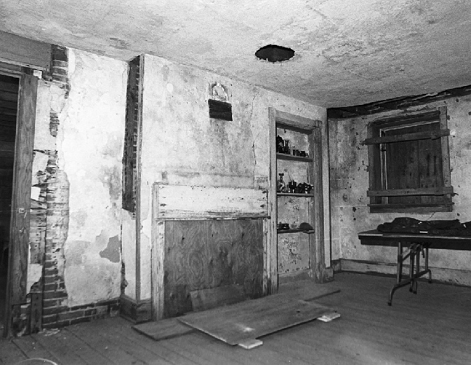 East Point Lighthouse, Maurice River New Jersey 1995 1<sup>st</sup> floor level; east end room, taken from the northwest corner.