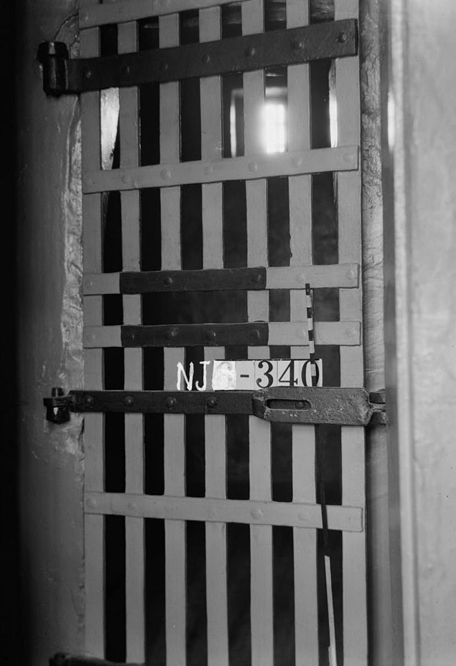 Burlington County Prison, Mt. Holly New Jersey March 3, 1937 INTERIOR - MURDERER'S CELL - SECOND FLOOR