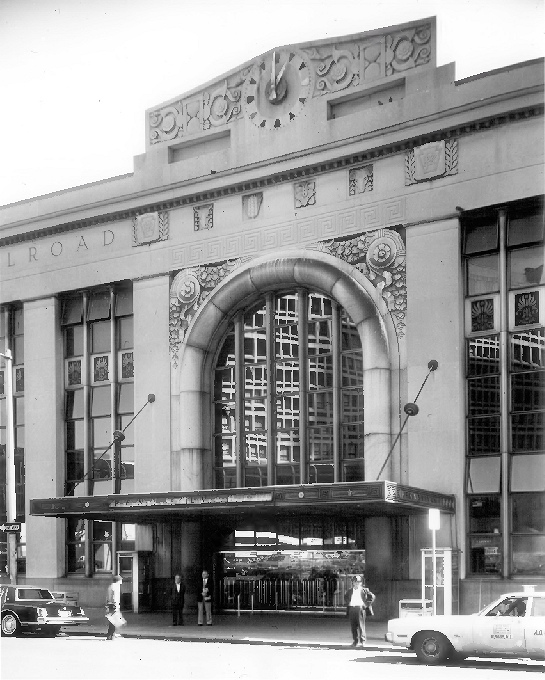 Pennsylvania Train Station, Newark New Jersey 1976 East Facade
