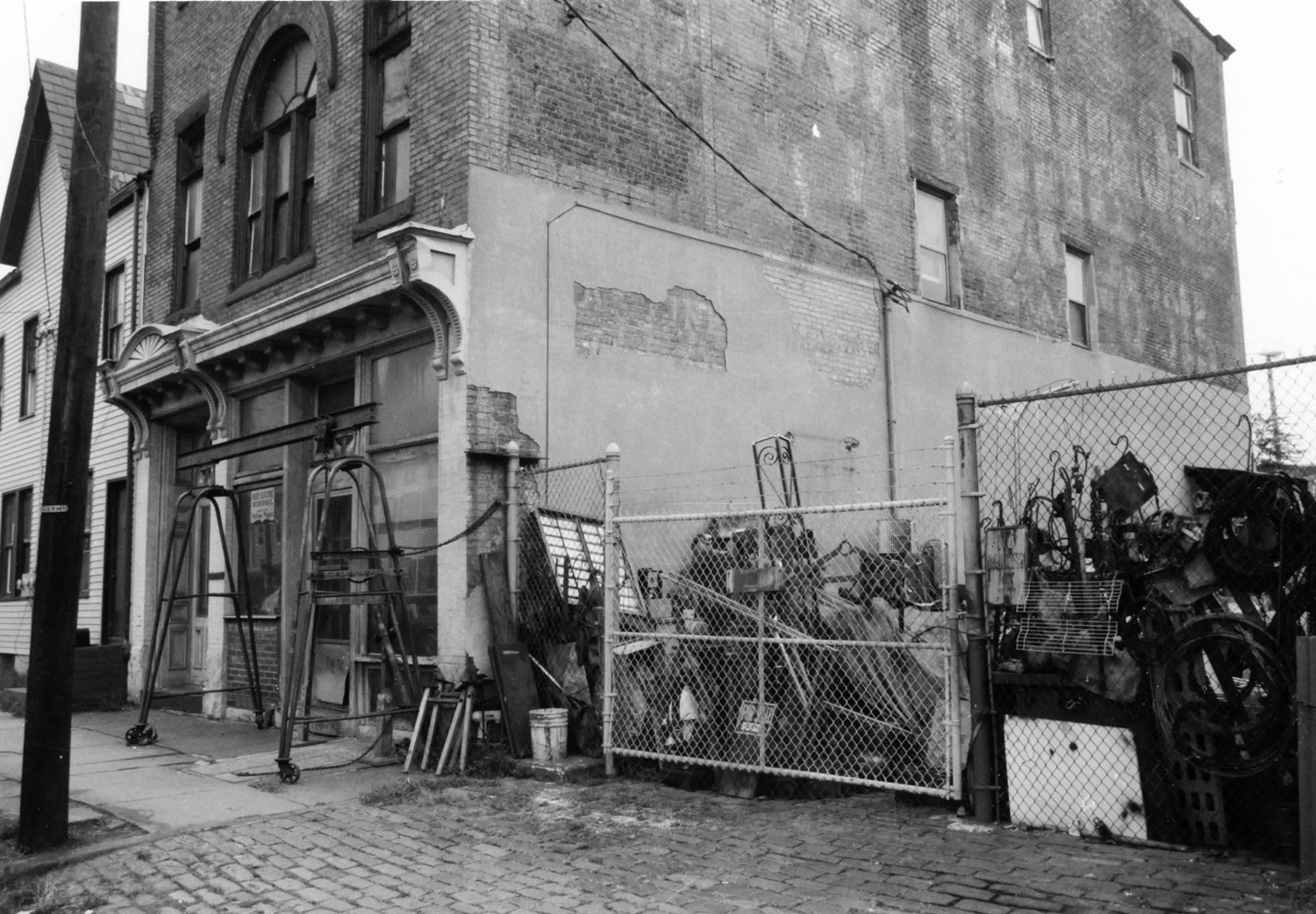 In and Out Social Club, Trenton New Jersey West and South Facades (1987)