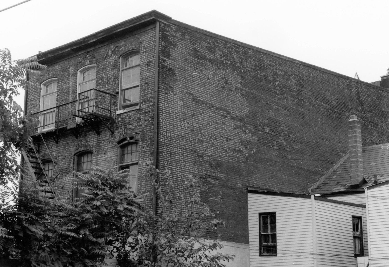 In and Out Social Club, Trenton New Jersey East and North Facades (1987)