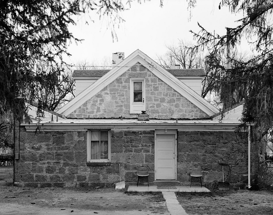 Stewart-Nye House, Carson City Nevada December, 1972 WEST (REAR) FACADE