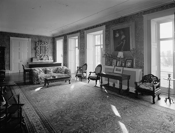 La Bergerie/Rokeby Mansion Barrytown New York DRAWING ROOM, SOUTHWEST VIEW 