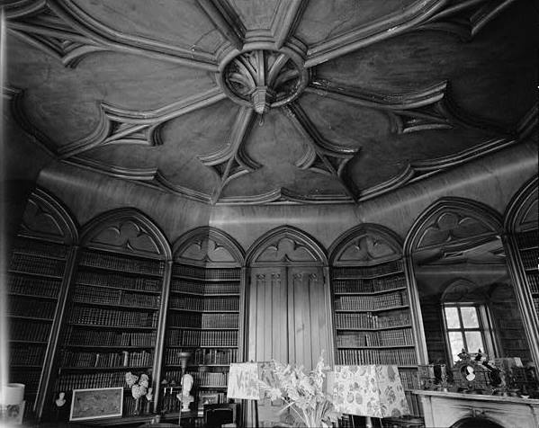 La Bergerie/Rokeby Mansion Barrytown New York ASTOR LIBRARY (TOWER) CEILING, LOOKING NORTHEAST