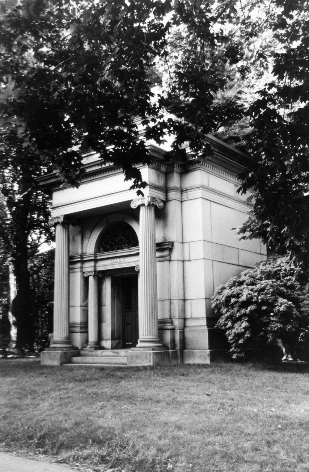 Green-Wood Cemetery-Greenwood, Brooklyn New York Marcus Daly's mausoleum with Tiffany windows (2005)