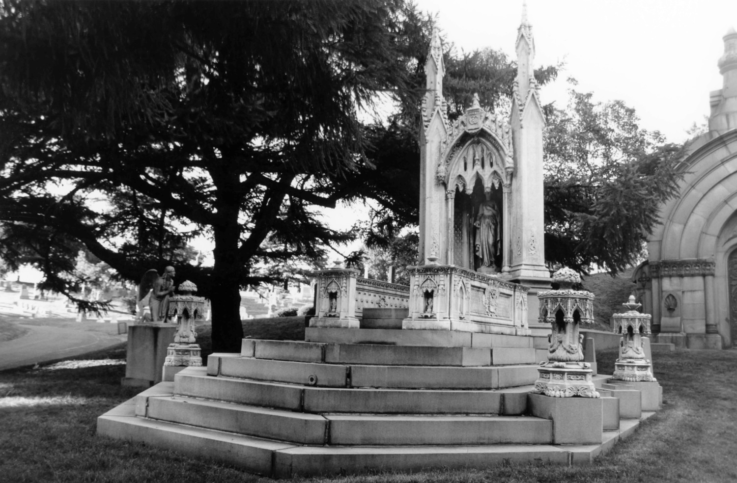 Green-Wood Cemetery-Greenwood, Brooklyn New York Charlotte Canda monument, executed by Frazee and Launitz in marble (2005)