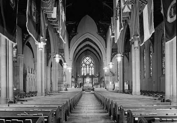St. Paul's Episcopal Cathedral, Buffalo New York May 1965, GENERAL VIEW OF SANCTUARY FROM SOUTHWEST.