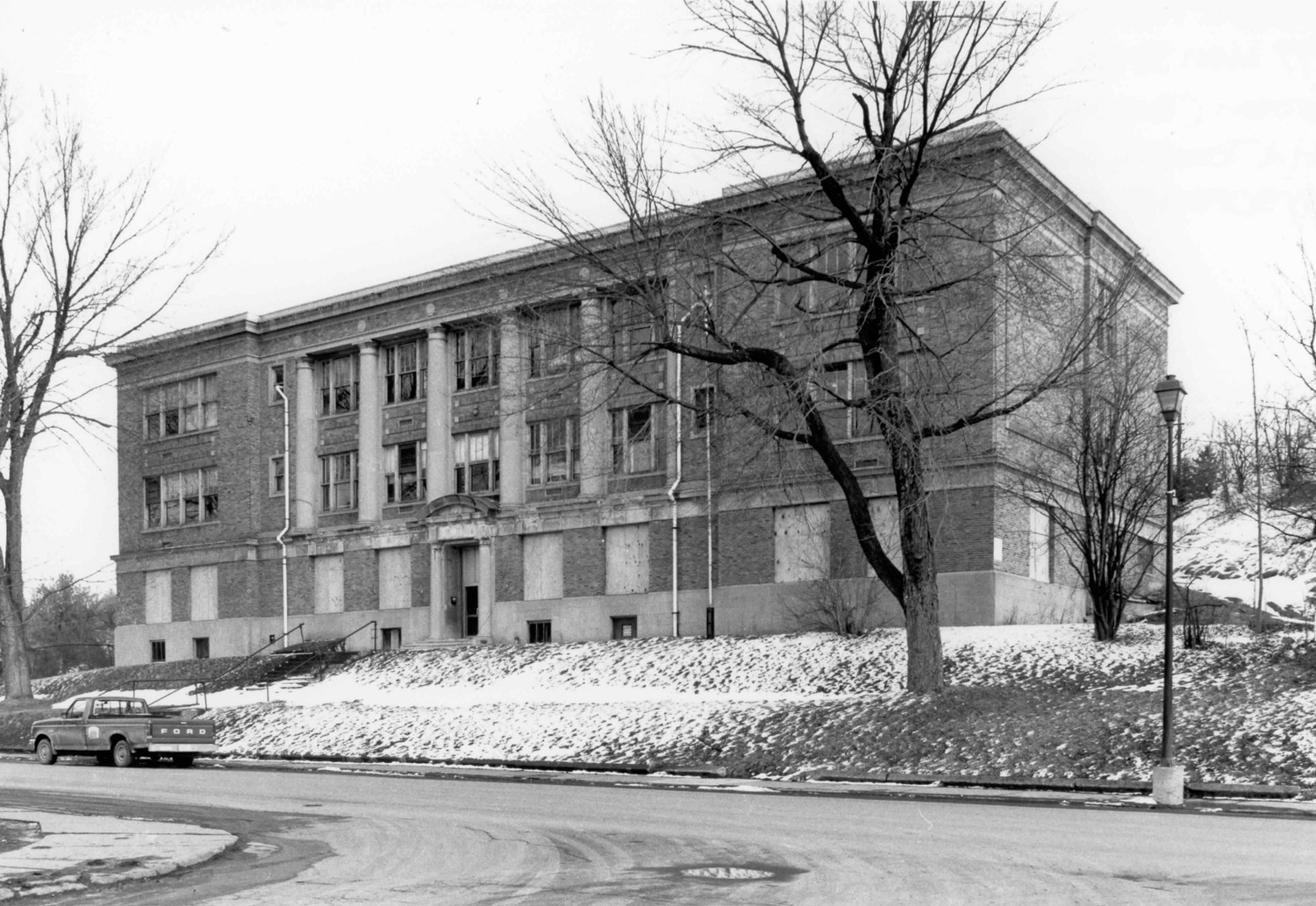 Groton High School, Groton New York Looking northeast (1991)