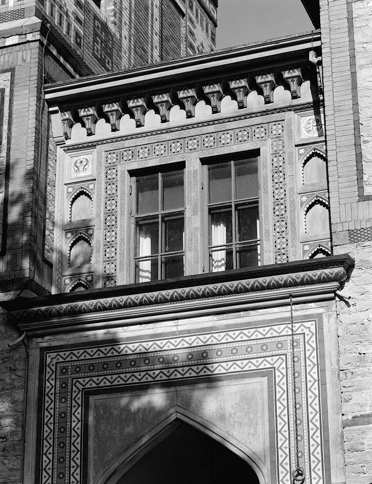 Olana - Frederic Edwin Church House, Hudson New York GALLERY PORCH, FROM SOUTH 1969