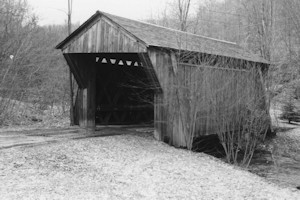 Lower Shavertown Covered Bridge, Methol New York