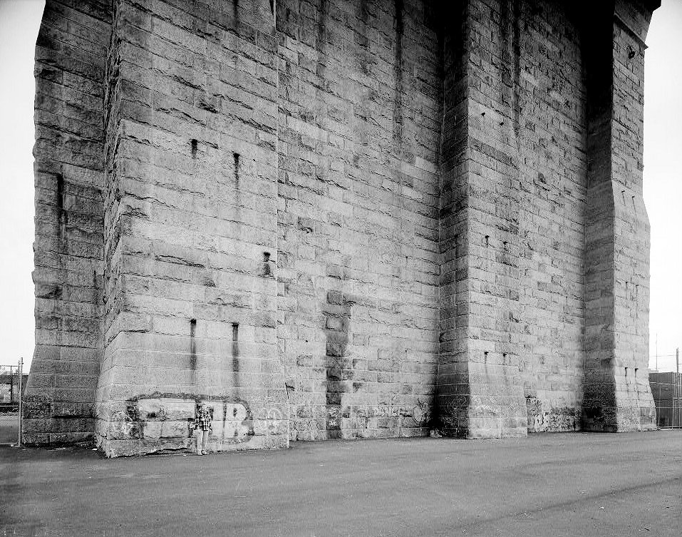 The Brooklyn Bridge, New York New York Base of Brooklyn Tower (1982)