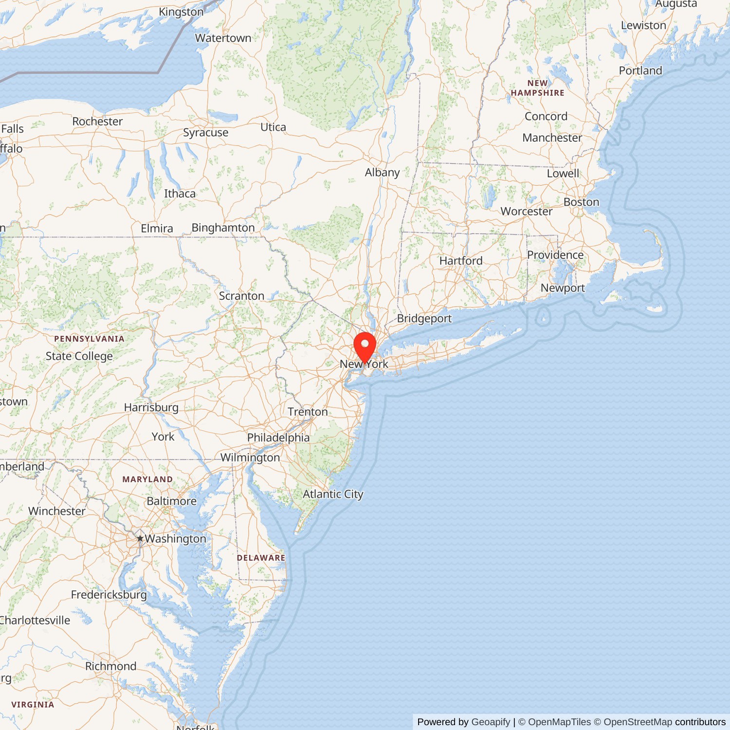 The Brooklyn Bridge State Map