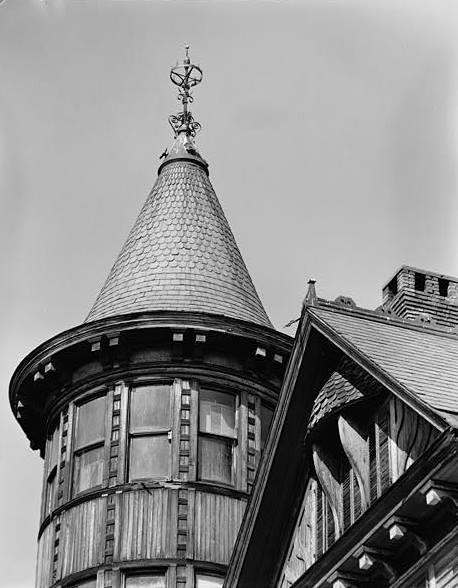Wilderstein Mansion, Rhinebeck New York DETAIL OF TOWER TOP