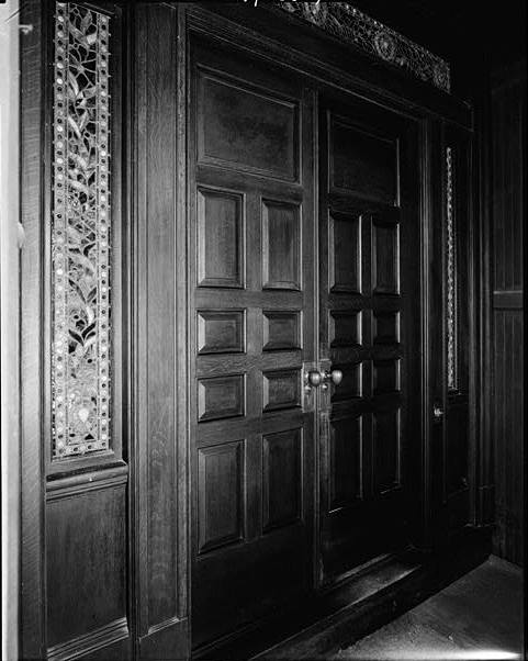 Wilderstein Mansion, Rhinebeck New York INSIDE ENTRANCE DOOR