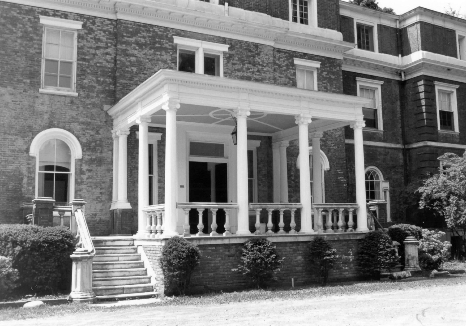 Grasmere Estate, Rhinebeck New York Front (north) porch (1987)