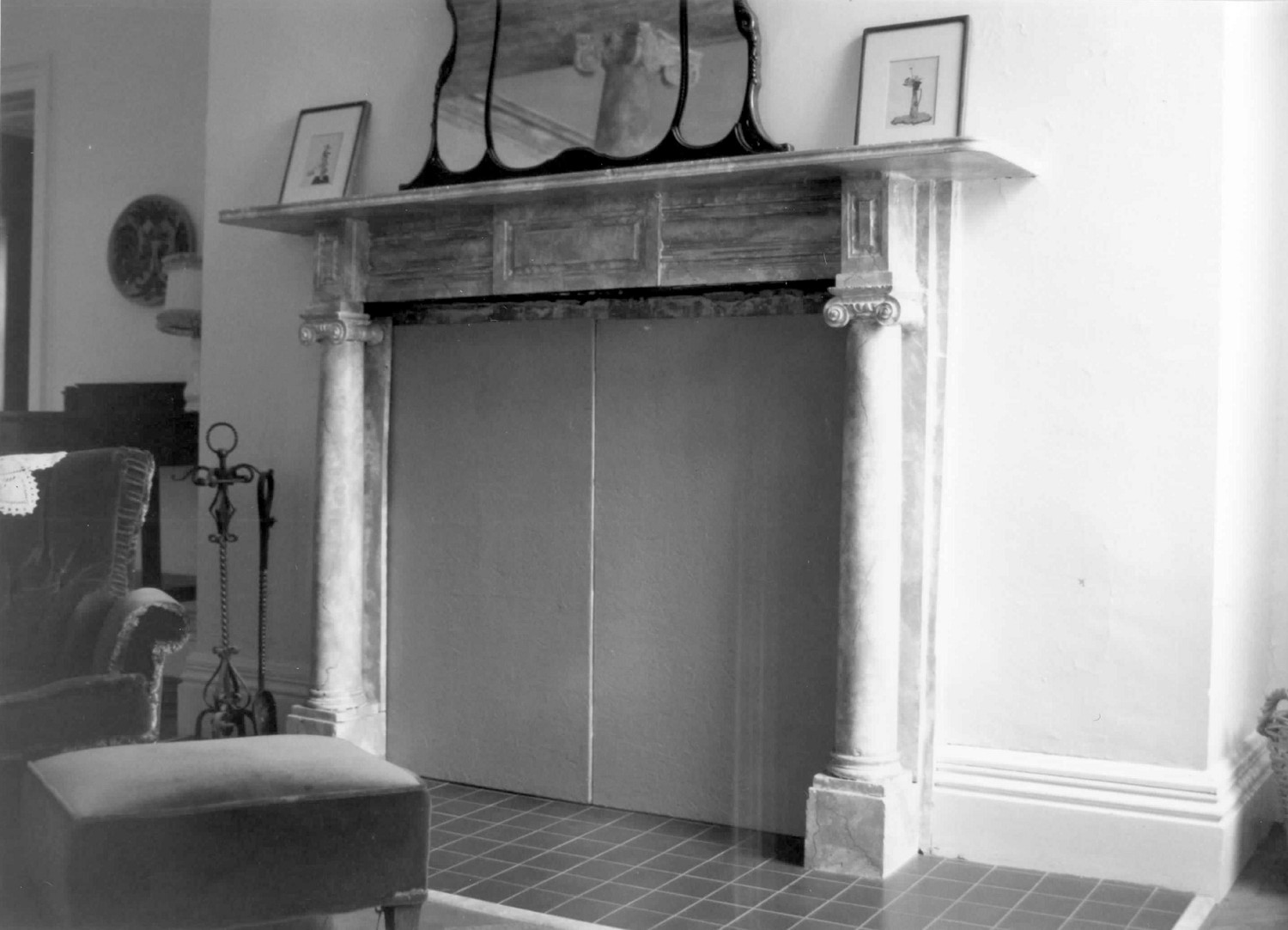 Grasmere Estate, Rhinebeck New York Front parlor (1987)