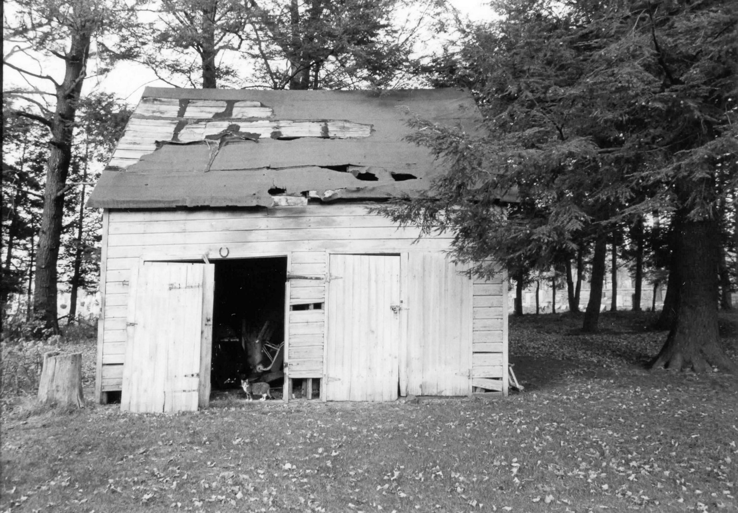 Grasmere Estate, Rhinebeck New York Shed, Tenant House East (building 1) (1987)