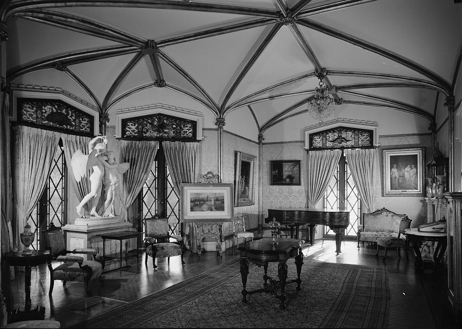 Lyndhurst Mansion, Tarrytown New York SOUTH PARLOR, FROM EAST