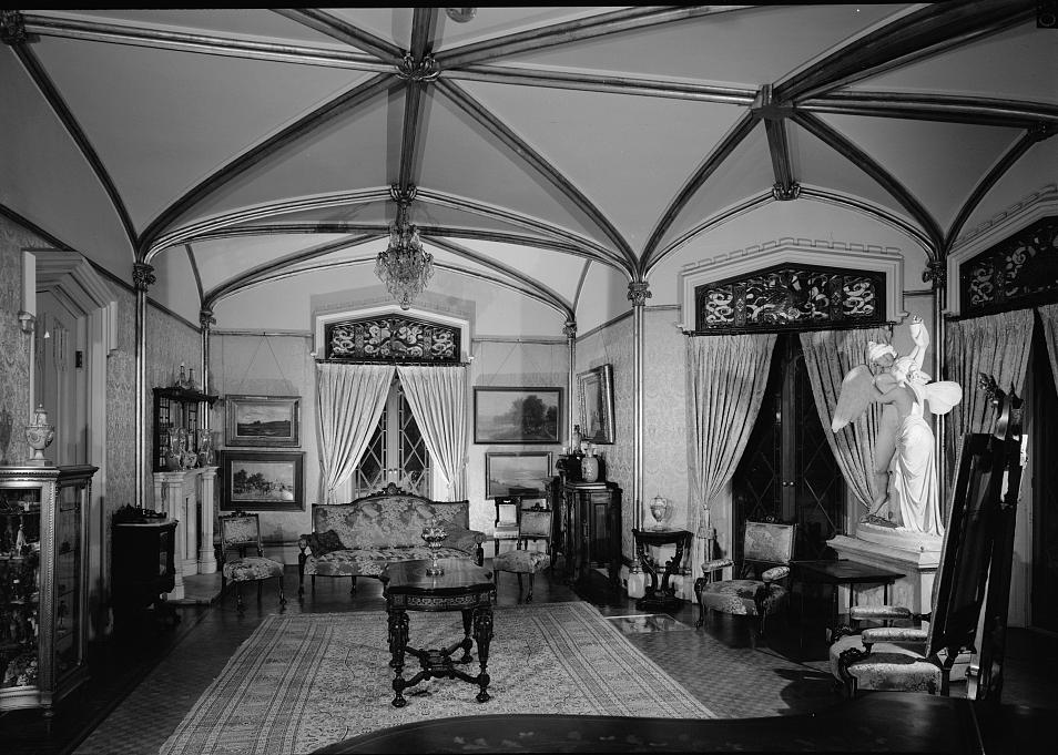Lyndhurst Mansion, Tarrytown New York SOUTH PARLOR, FROM WEST