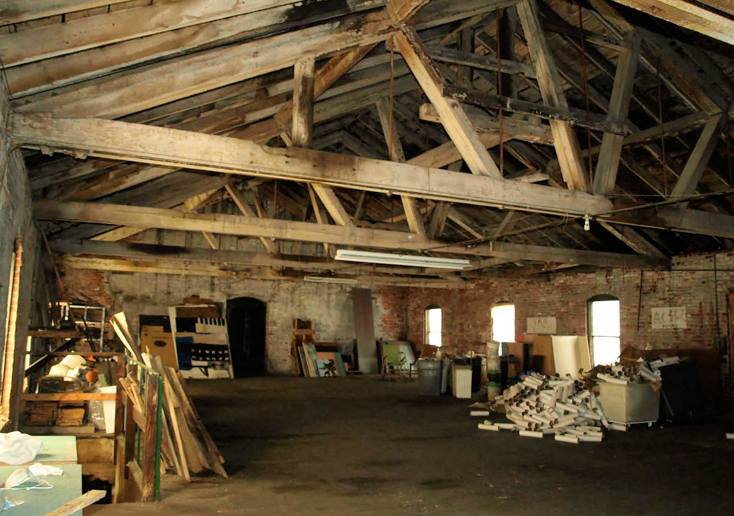 Akron Soap Company - Pioneer Cereal, Akron Ohio Interior view of the east wing, second floor (2013)