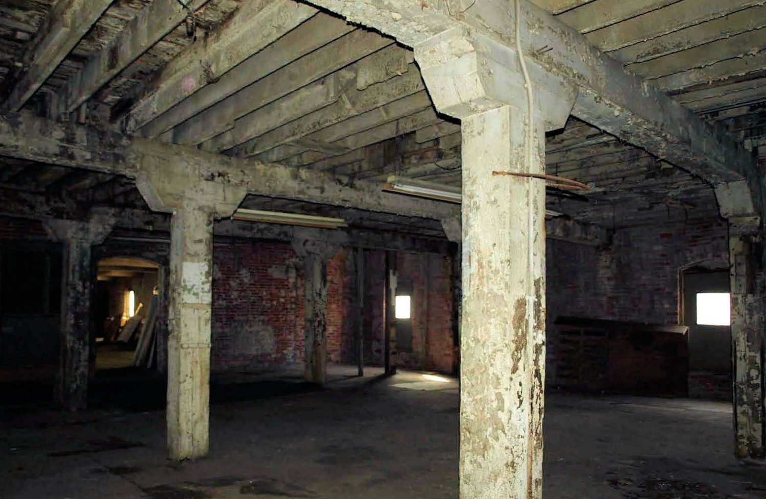Akron Soap Company - Pioneer Cereal, Akron Ohio Interior view of the west wing, second floor (2013)