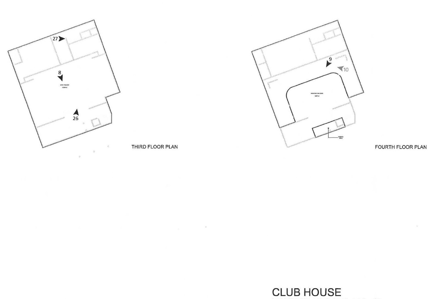 Firestone Tire and Rubber Company, Akron Ohio Club House Floor Plans (2013)