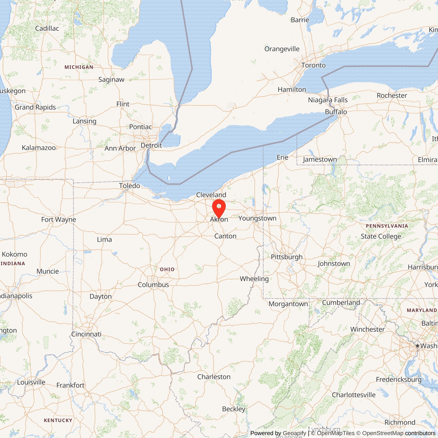 Portage Hotel State Map