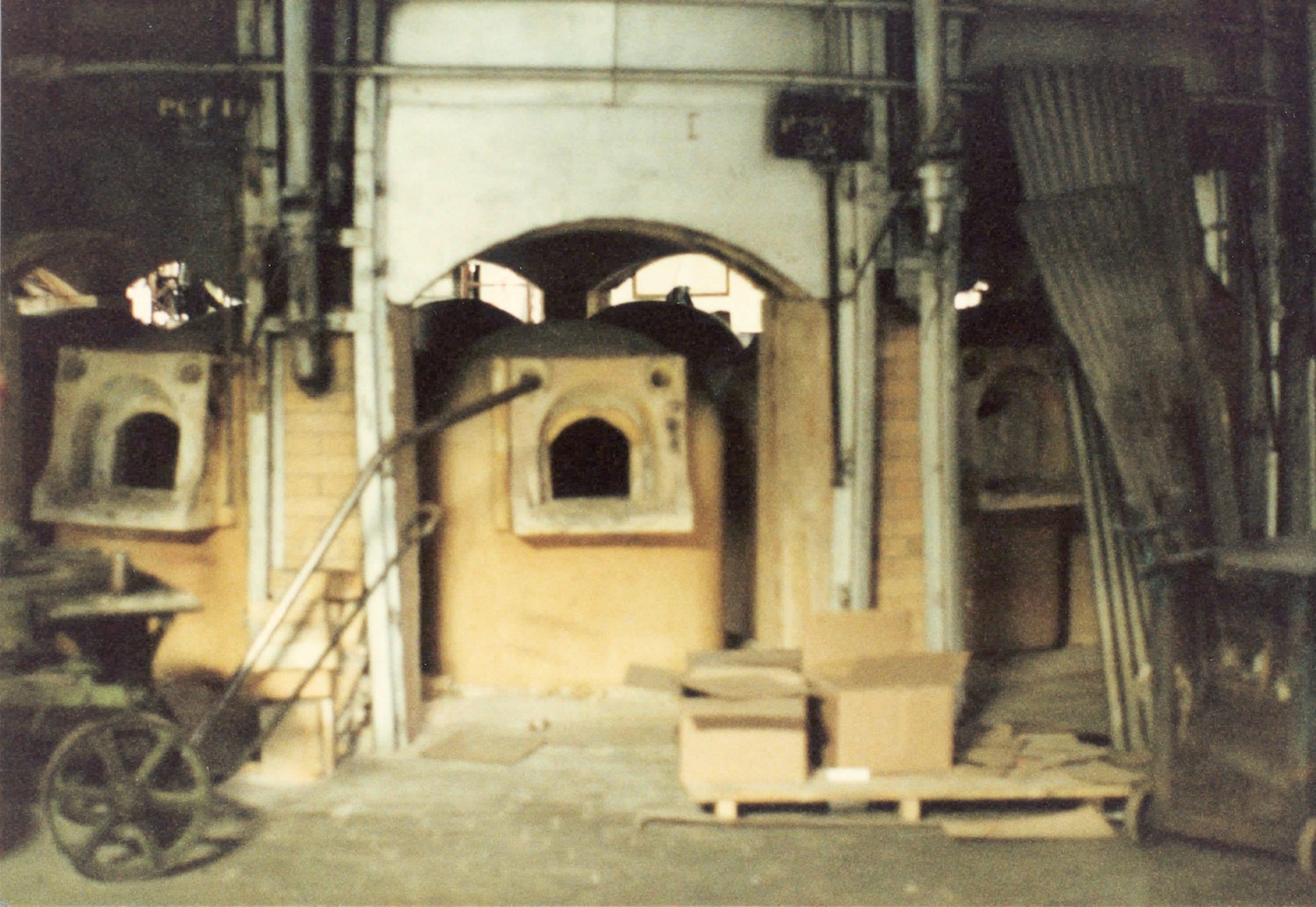 Imperial Glass Company, Bellaire Ohio Pot Furnace looking east (1983)
