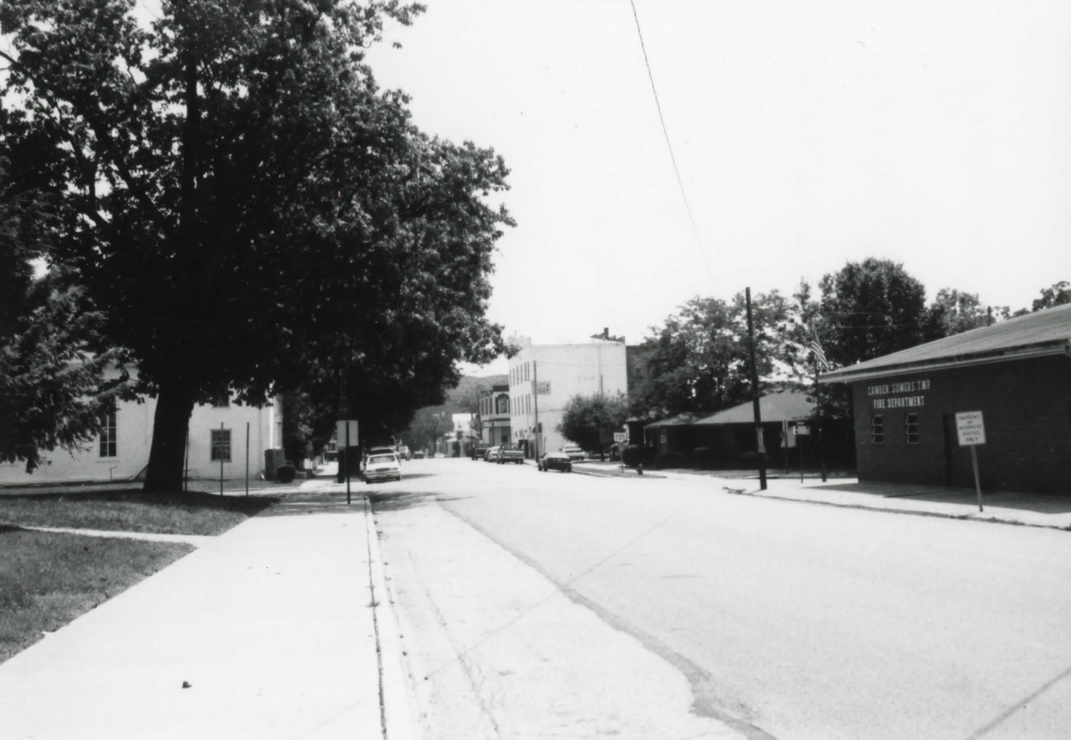 Camden Public School, Camden Ohio West side of site facing east (1997)