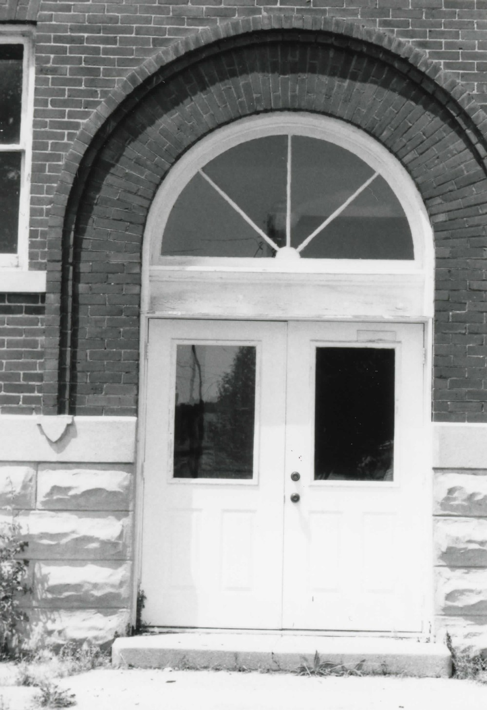 Camden Public School, Camden Ohio East side door (1997)
