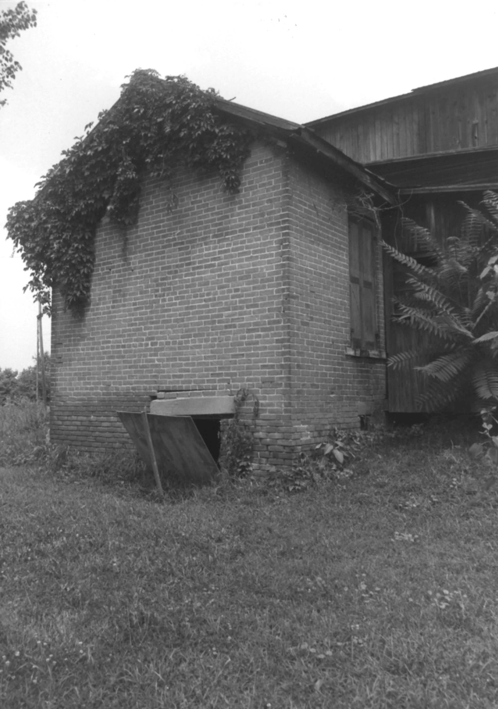 O.P. Chaney Grain Elevator, Canal Winchester Ohio Brick office addition (1987)