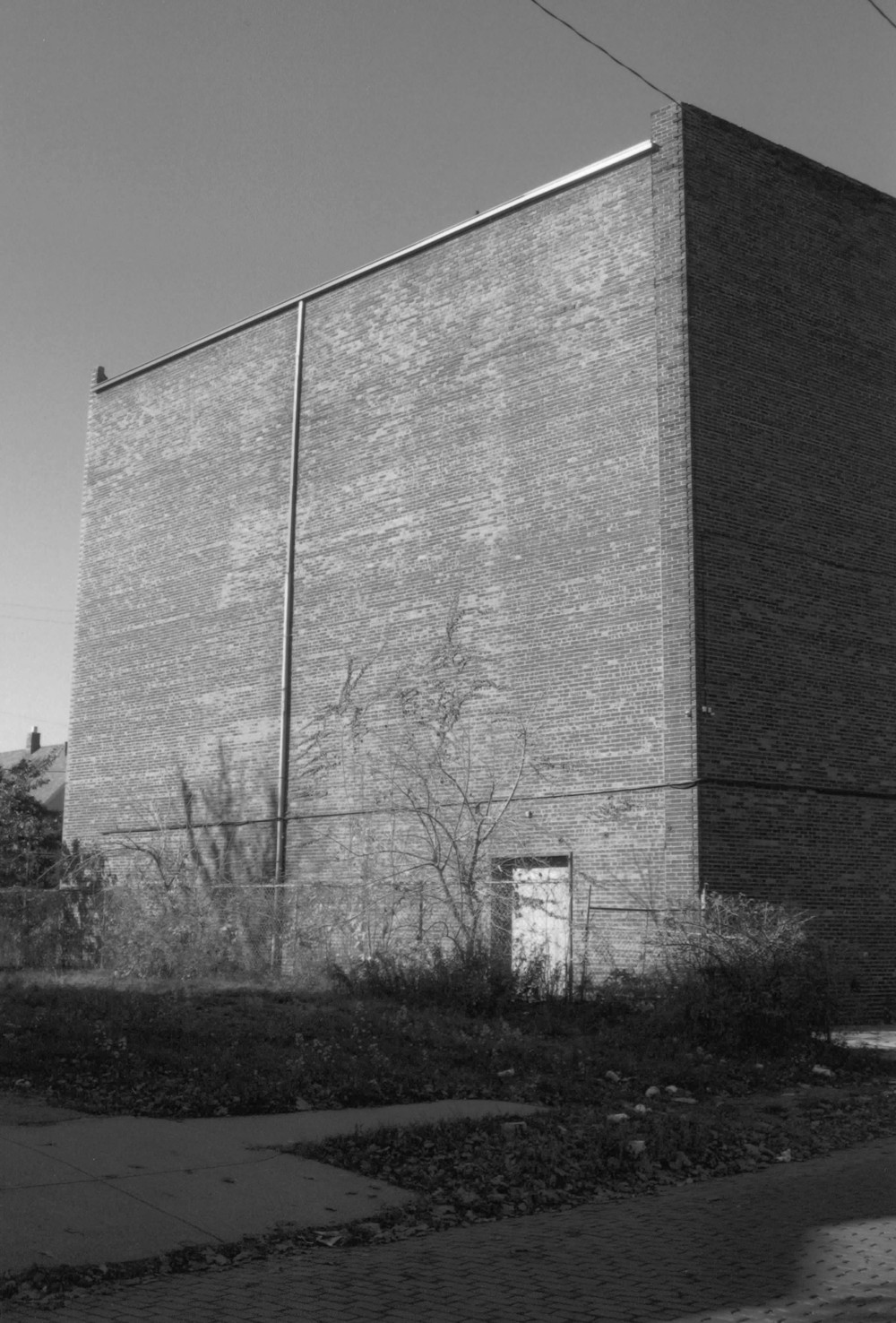 Moreland Theater Building, Cleveland Ohio South (rear) elevation, looking northwest (2010)