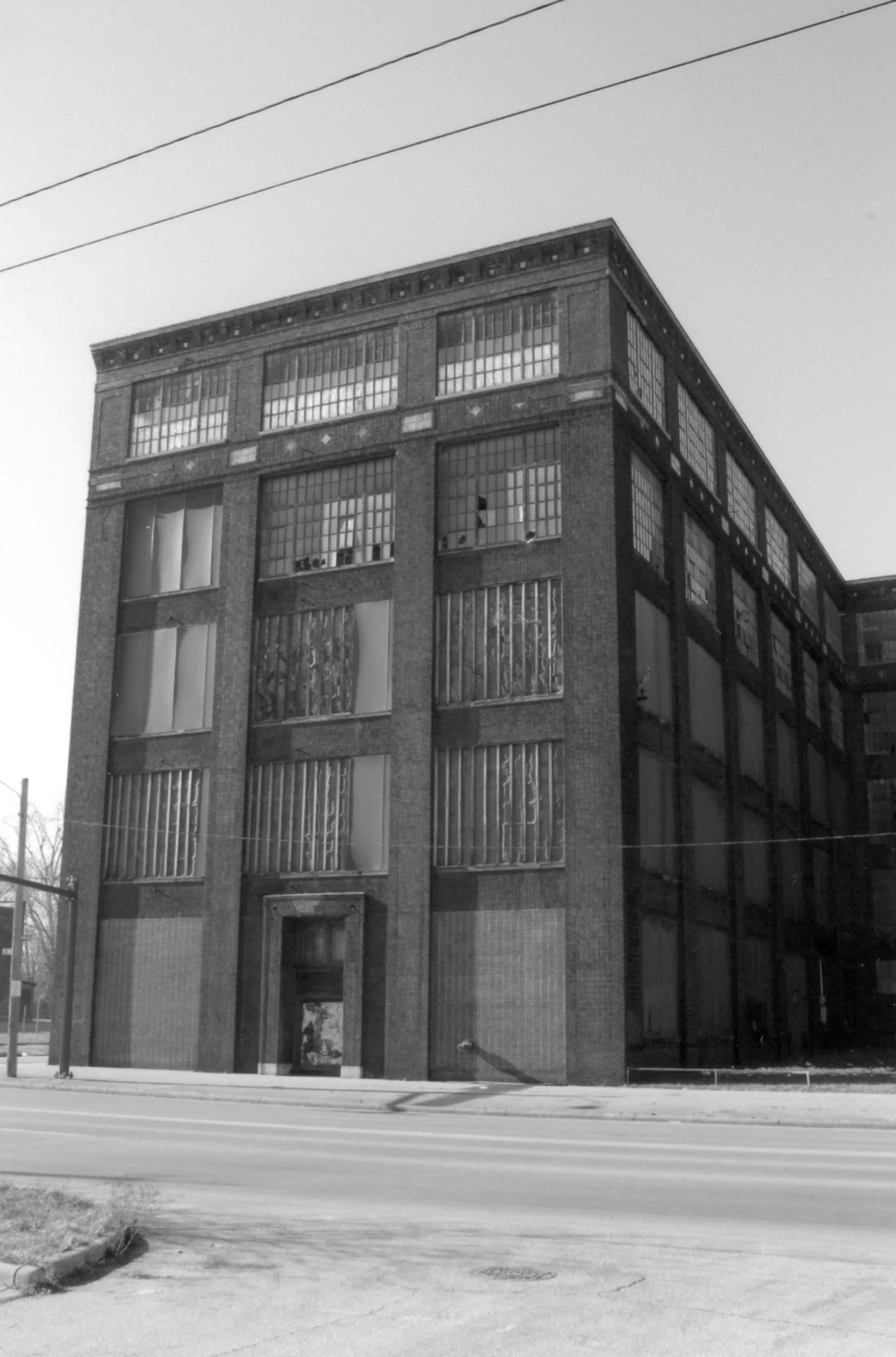 Richman Brothers Company, Cleveland Ohio Original building, east elevation, south wing (2012)