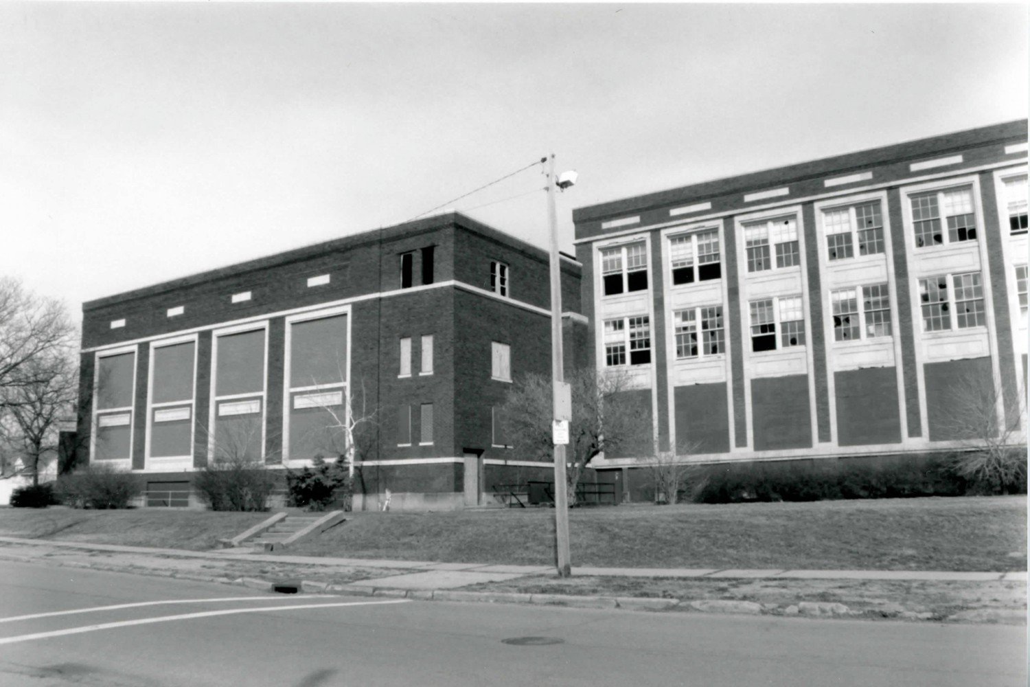 West Technical High School, Cleveland Ohio South Elevation looking northwest (2000)
