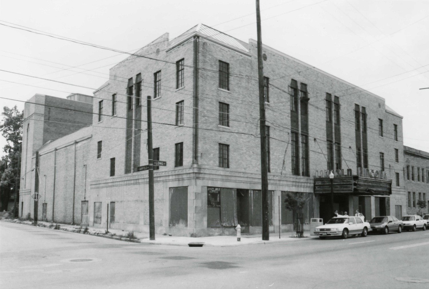 Lincoln Theatre, Columbus Ohio North and east elevations (1992)