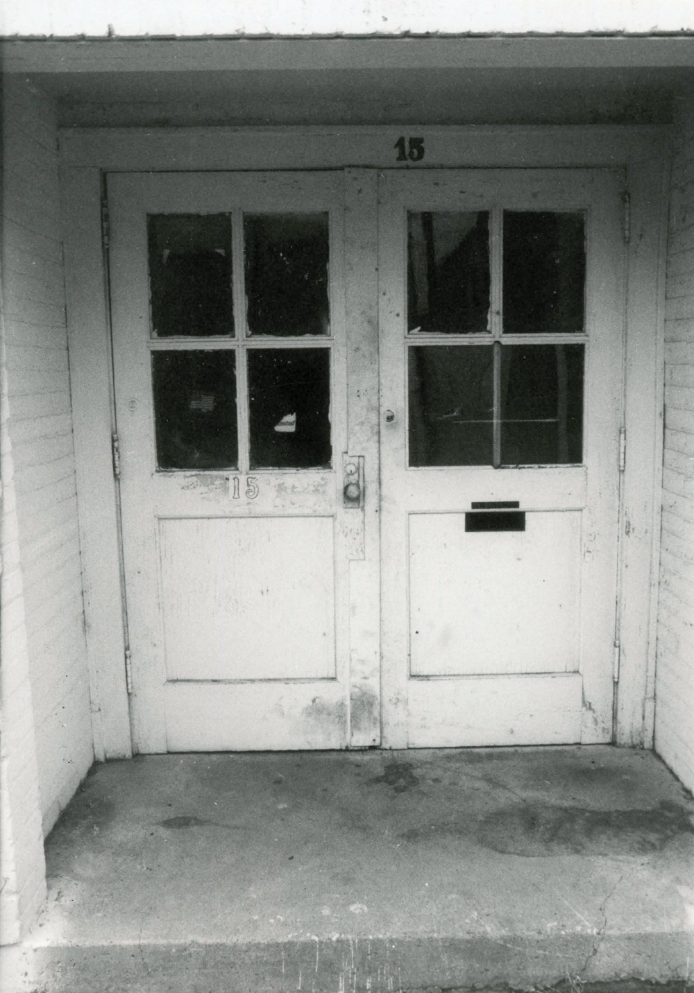 Dayton Motor Car Company, Dayton Ohio 15 McDonough St.; entry door; looking W. (1982)
