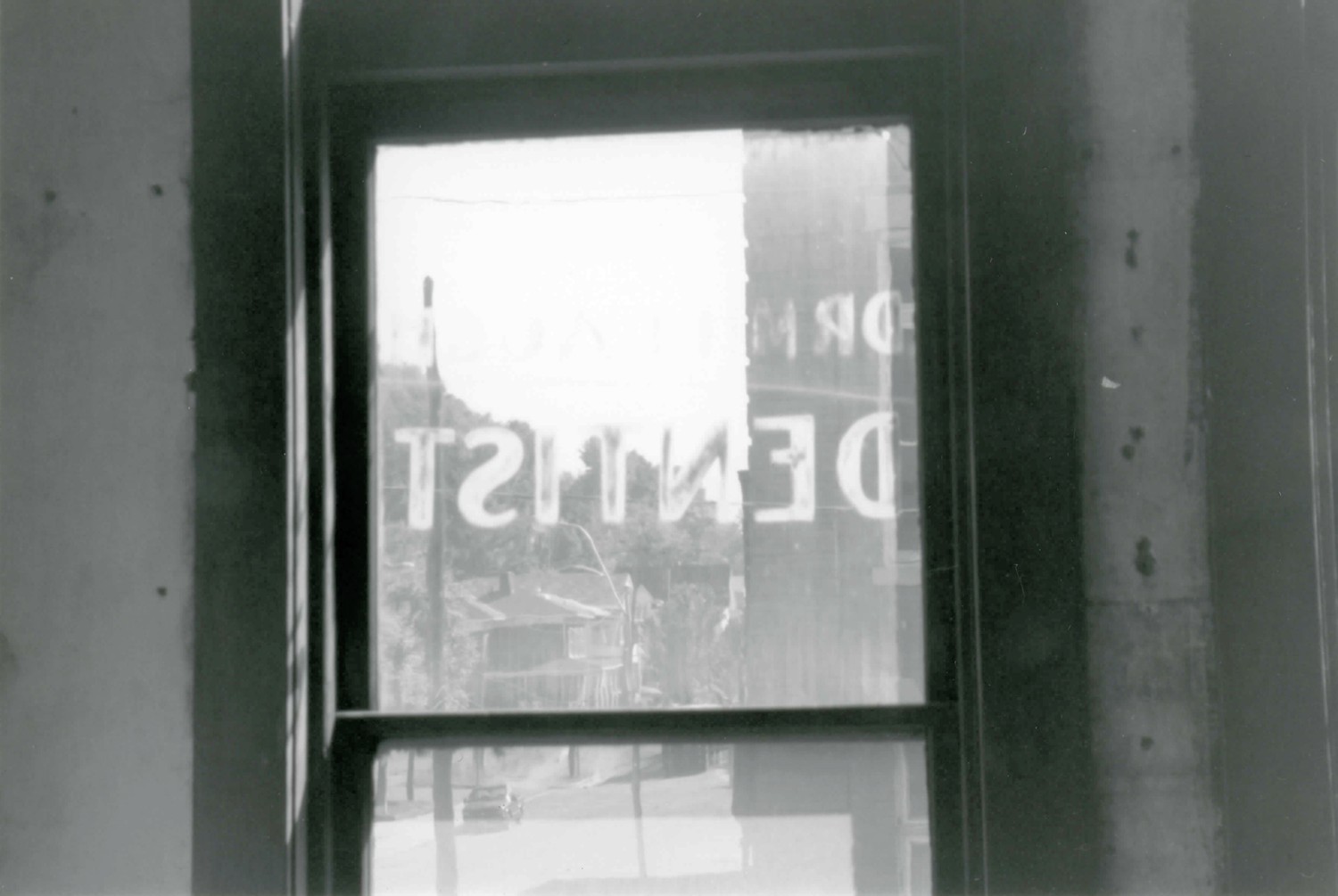 T. Lanning & Company Department Store, Dennison Ohio Interior detail of west elevation second floor window (1999)