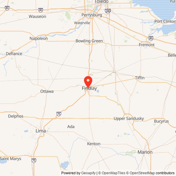 Adams Elementary School Location Map