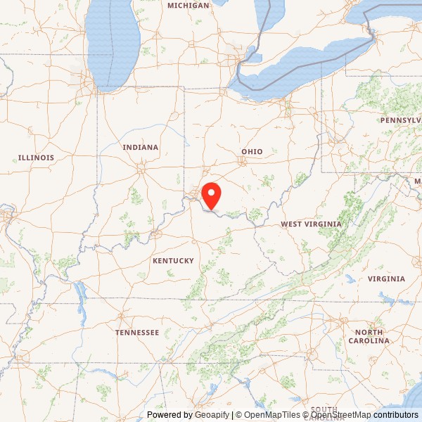 Higginsport School State Map