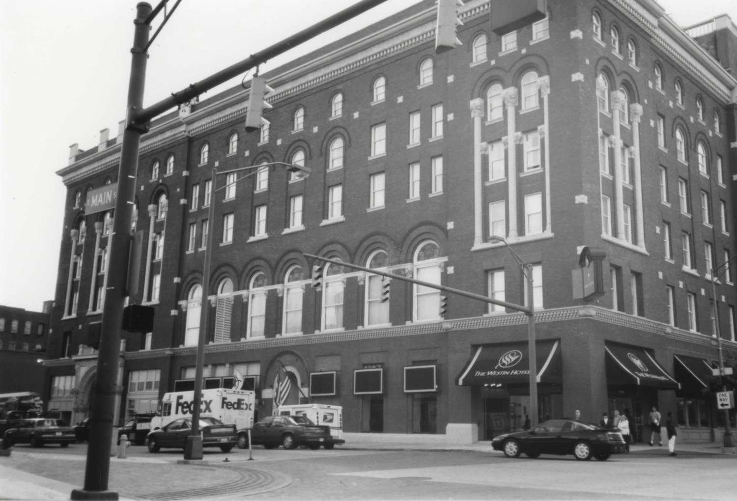 Marting Hotel, Ironton Ohio Great Southern Hotel, South High St., Columbus, Ohio - north elevation (1998)