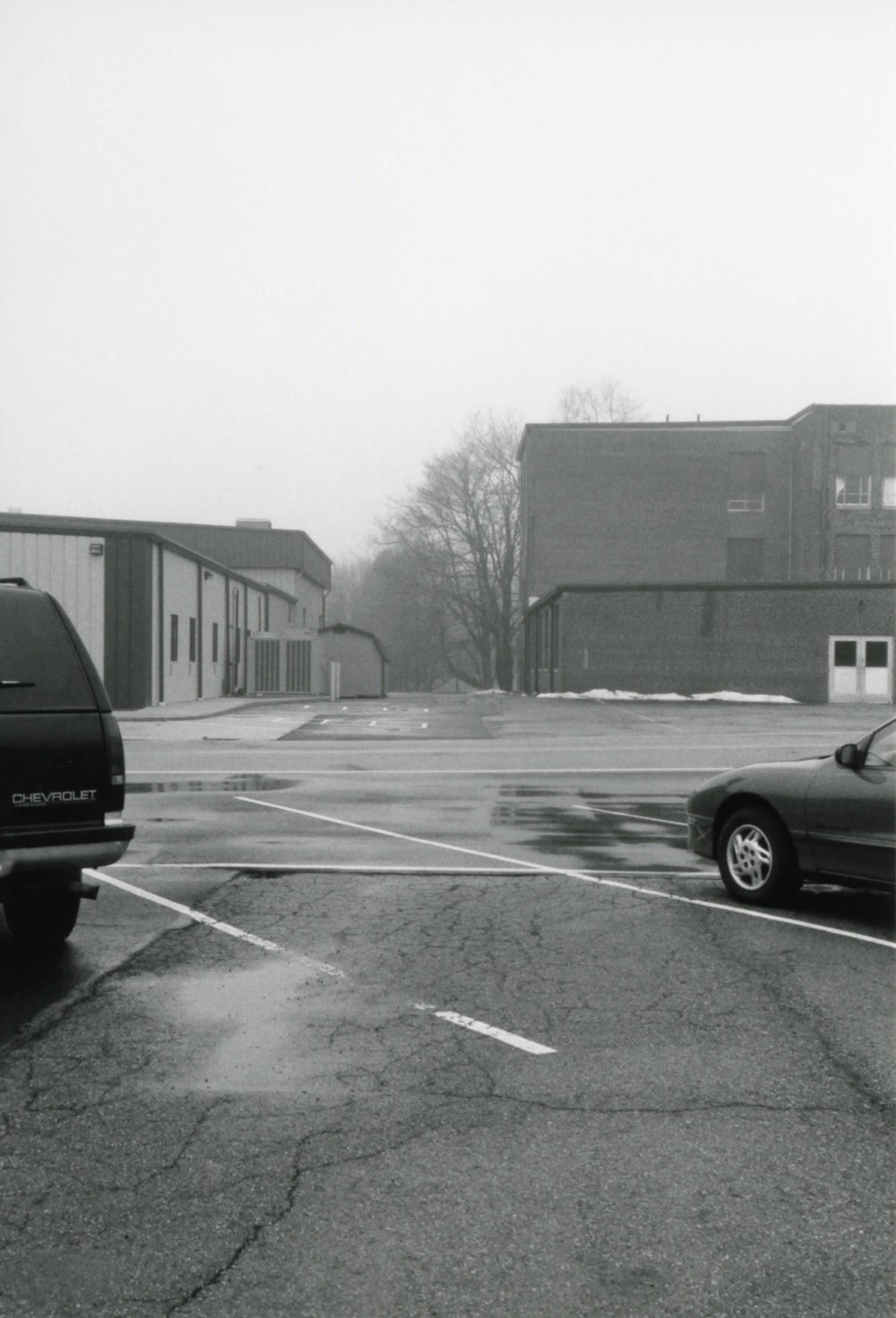 Springfield Township School, Ontario Ohio North elevation/East boundary (2002)