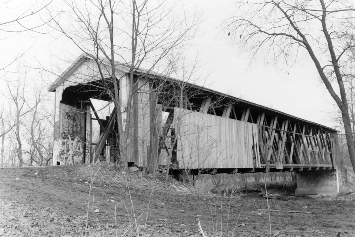 Blacklick Covered Bridge, Pickerington Ohio 1976