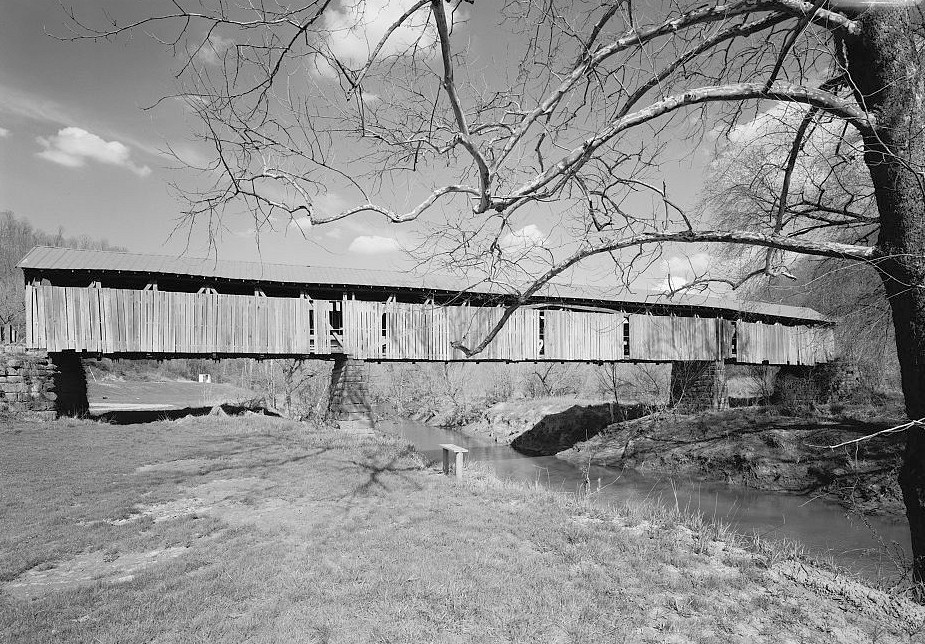 Crum Covered Bridge, Rinard Mills Ohio 2004 VIEW EAST