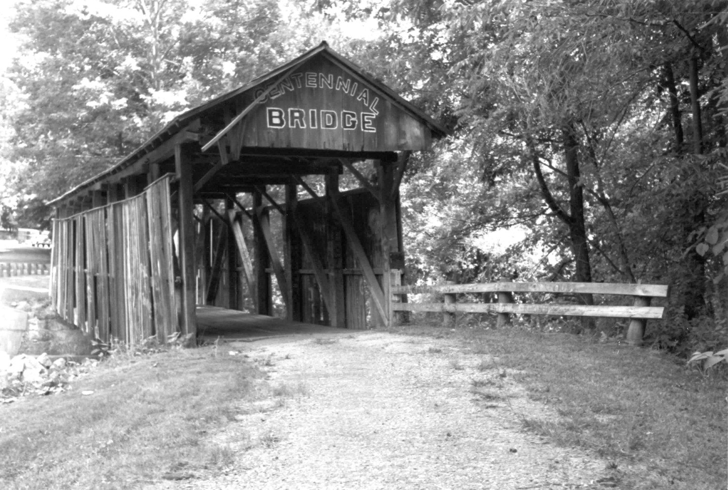 Bridge site, looking north (1999)