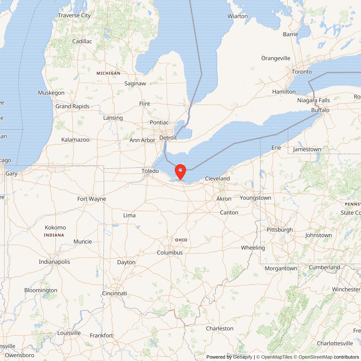 Baltimore and Ohio Railroad Train Depot State Map