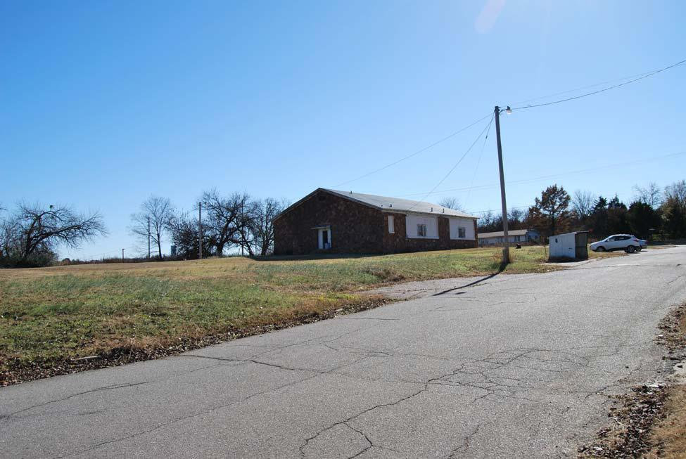 Dunbar School, Atoka Oklahoma North (back) and West Elevations (2014)