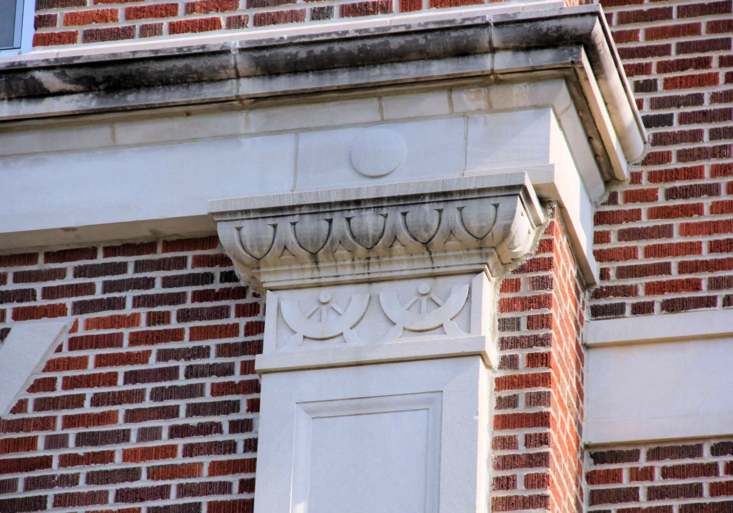 Washington County Memorial Hospital, Bartlesville Oklahoma Pilaster and Capital Detail in B Bay South Elevation (2013)