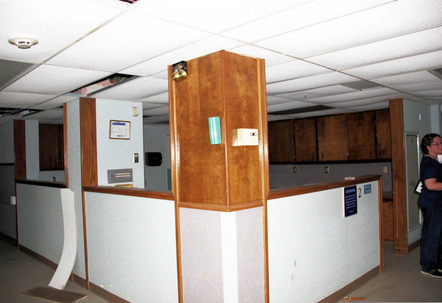 Washington County Memorial Hospital, Bartlesville Oklahoma 1922 Second Floor Nurses Station (2013)