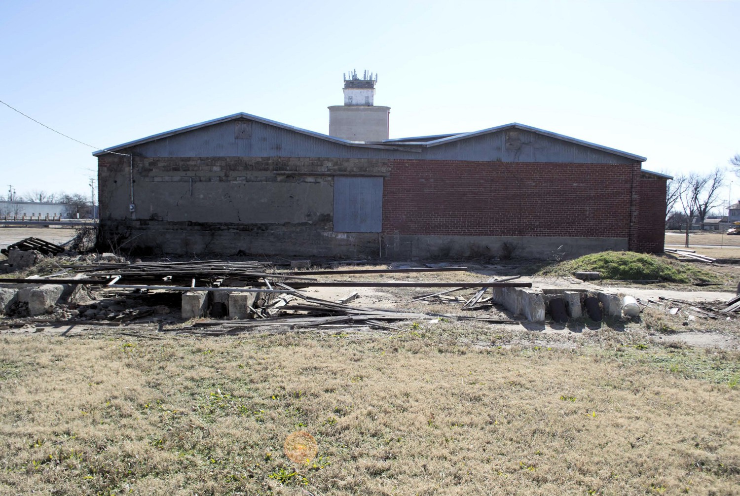 Edmond Ice Company, Edmond Oklahoma Ice House north elevation (2016)