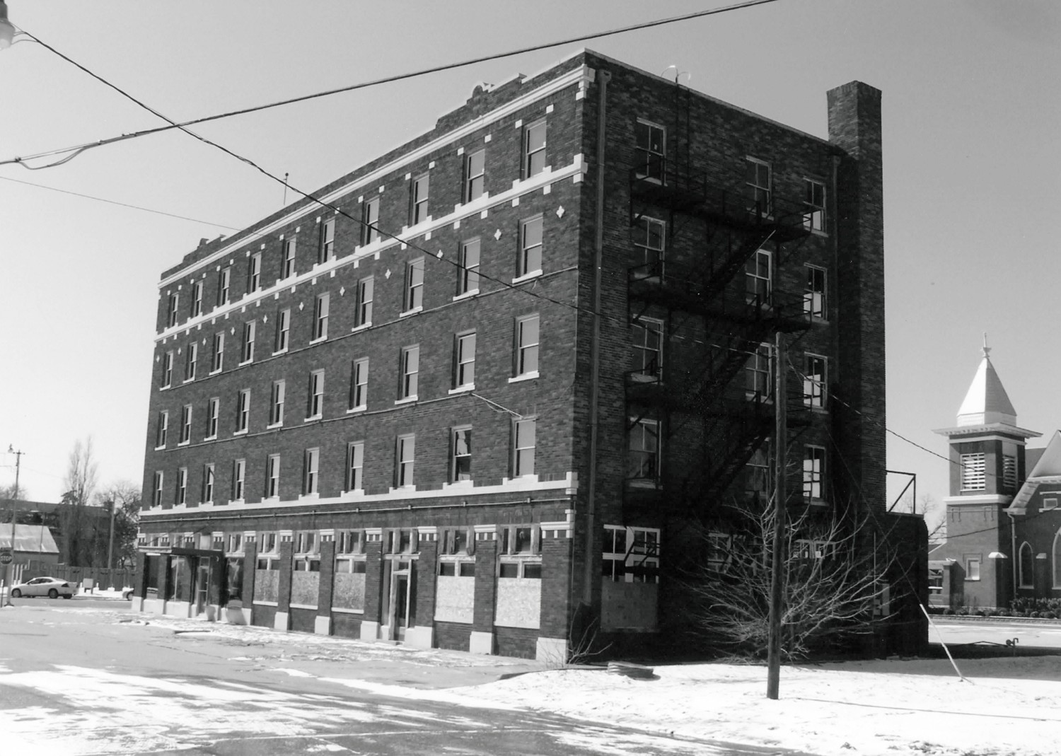 Hotel Franklin, Mangum Oklahoma North and east sides (2007)